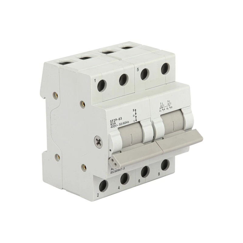สวิตช์เปลี่ยนราง DIN Rail 125A